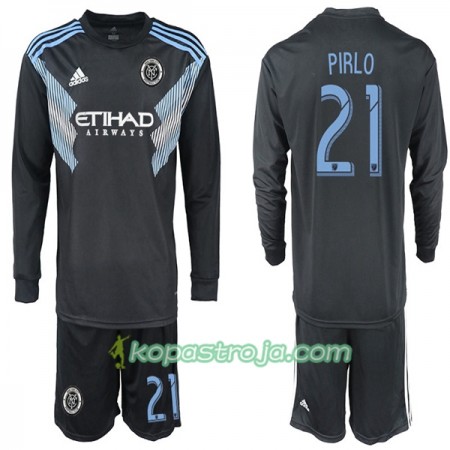 Billiga Fotbollströjor New York City PIRLO 21 Barn Borta tröja 2018/19 Långärmad